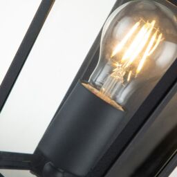 Netlighting Hinkley Alford Place Outdoor Wall Lantern Museum Black IP44 - thumbnail 4