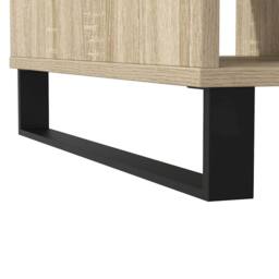 Berkfield Home Coffee Table Sonoma Oak 104x60x35 cm Engineered Wood in Light Brown - Size: 104 x 60 x 35 cm - thumbnail 8