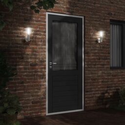 Berkfield Home Outdoor Wall Light Silver Stainless Steel - thumbnail 3