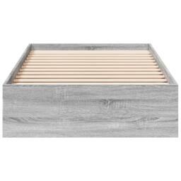 Berkfield Home Bed Frame with Drawers without Mattress Grey Sonoma 90x200 cm - thumbnail 4