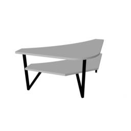 Destina Home Corner TV Stand Entertainment Center Kiberya in White - Size: 1 Pack - thumbnail 9