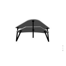 Destina Home Corner TV Stand Entertainment Center Kiberya in White - Size: 1 Pack - thumbnail 7