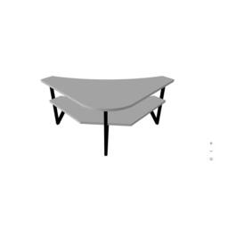 Destina Home Corner TV Stand Entertainment Center Kiberya in White - Size: 1 Pack - thumbnail 6