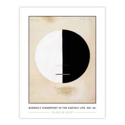 "Artery8 Hilma Af Klint Buddhas Standpoint In The Earthly Life Wall Art Print in Beige - Size: W12"" x H16""" - thumbnail 1