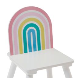 Liberty House Toys Kids Unicorn Table & Two Chairs in White - thumbnail 6