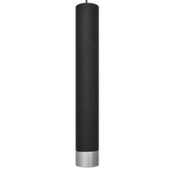 Netlighting Tuba Slim Pendant Ceiling Light Black Chrome 10cm - thumbnail 3