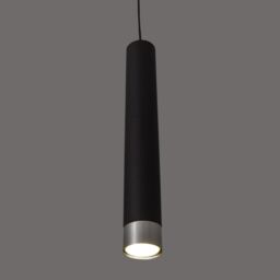 Netlighting Tuba Slim Pendant Ceiling Light Black Chrome 10cm - thumbnail 5