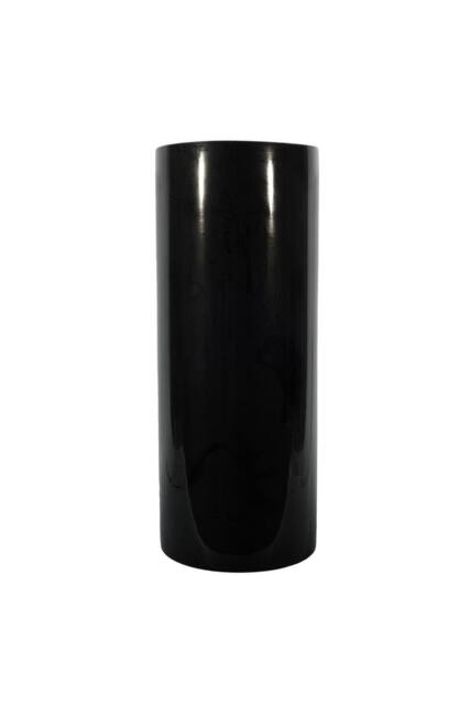KDMD Cylinder Vase - Black Gloss - H50x20cm - Size: 50x20 cm - image 1