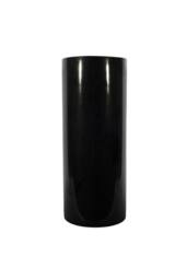 KDMD Cylinder Vase - Black Gloss - H50x20cm - Size: 50x20 cm - thumbnail 2