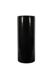 KDMD Cylinder Vase - Black Gloss - H50x20cm - Size: 50x20 cm - thumbnail 1