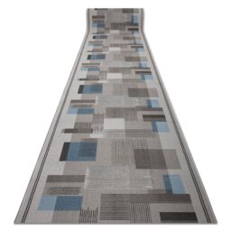RugsX Anti-Slip Listra Runner in Grey - Size: 67 cm x 180 cm - thumbnail 1