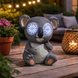 Marco Paul Solar Blinkin Koala Garden Ornament in Grey - thumbnail 6