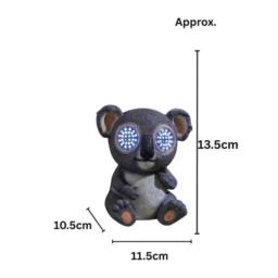 Marco Paul Solar Blinkin Koala Garden Ornament in Grey - thumbnail 2