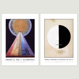 Artery8 Wall Art Print Classic Paintings Klimt Tannenwald Adele Bloch-Bauer Hilma Af Klint Altarpiece Buddhas Standpoint A4 Poster Pack of 4 Wall Art - thumbnail 3