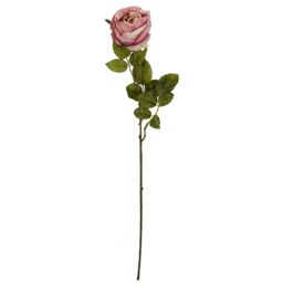 Leaf Pack of 6 x 70cm Artificial Light Pink Rose - Size: 6 x 70 cm - thumbnail 3
