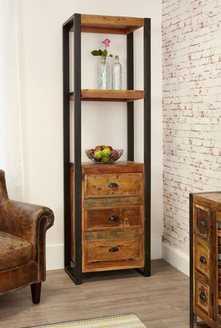 Baumhaus Urban Chic Alcove Bookcase (with drawers) in Brown - image 1