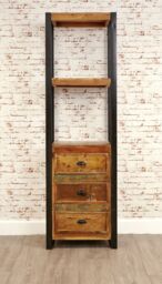 Baumhaus Urban Chic Alcove Bookcase (with drawers) in Brown - thumbnail 4