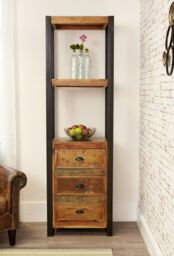 Baumhaus Urban Chic Alcove Bookcase (with drawers) in Brown - thumbnail 2