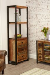 Baumhaus Urban Chic Alcove Bookcase (with drawers) in Brown - thumbnail 3