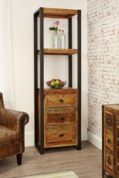 Baumhaus Urban Chic Alcove Bookcase (with drawers) in Brown - thumbnail 1