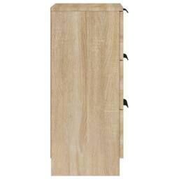 Berkfield Home Sideboards 2 pcs Sonoma Oak 30x30x70 cm Engineered Wood in Natural - Size: 30 x 30 x 70 cm - thumbnail 8