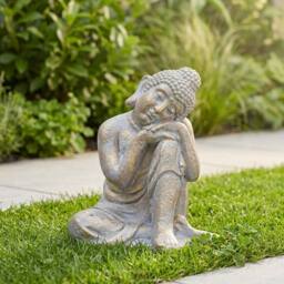 Garden Greatness Dreaming Brushed Buddha Ornament - Size: 1 Pack - thumbnail 1