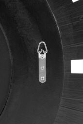 Orsina Sunburst Grey & White Wooden Wall Mirror - thumbnail 5
