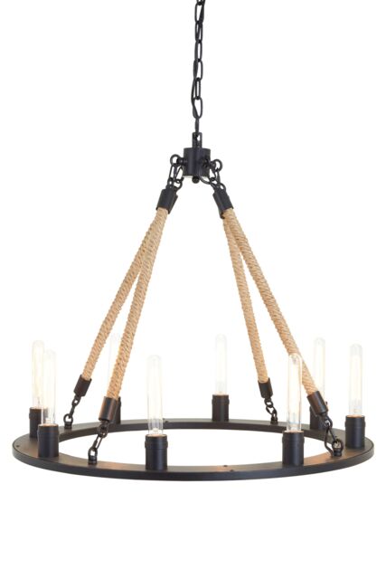 Orsina Hampstead 8 Bulbs Chandelier in Black - image 1