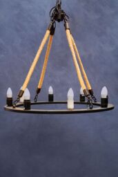 Orsina Hampstead 8 Bulbs Chandelier in Black - thumbnail 2