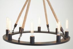 Orsina Hampstead 8 Bulbs Chandelier in Black - thumbnail 4