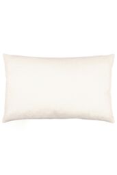 Furn Pritta 100% Cotton Embroidered Tasselled Cushion in Natural - Size: 40 cm x 60 cm - thumbnail 2