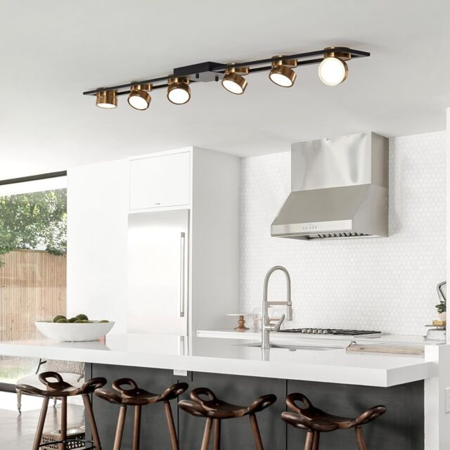 Garwarm Modern Dimmable LED Ceiling Lights Living Room in Black - image 1
