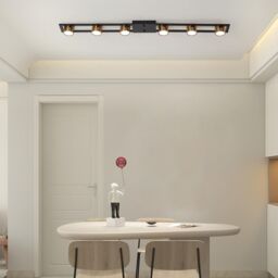 Garwarm Modern Dimmable LED Ceiling Lights Living Room in Black - thumbnail 6