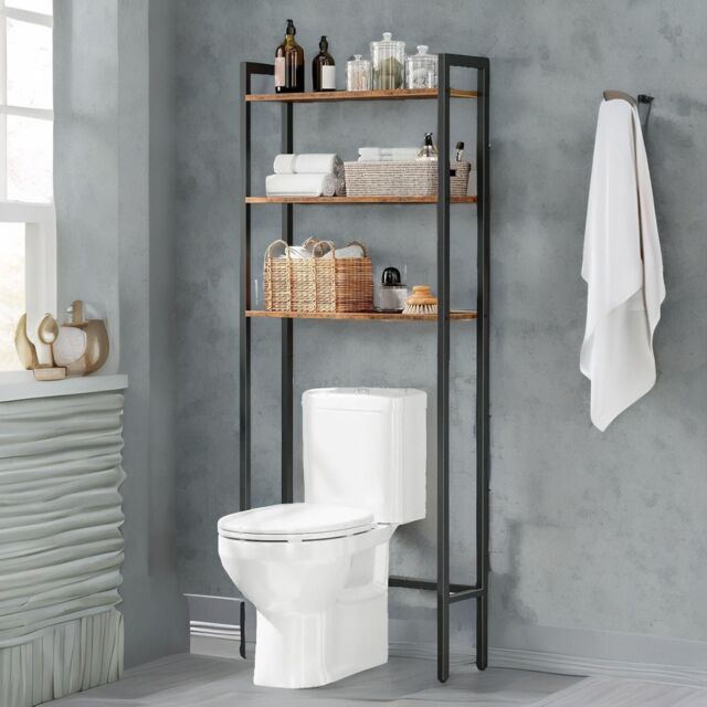 Rafaelo Mobilia Over Toilet Storage Unit in Brown - image 1
