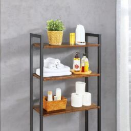 Rafaelo Mobilia Over Toilet Storage Unit in Brown - thumbnail 3