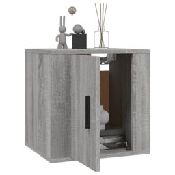Berkfield Home Wall Mounted TV Cabinets 2 pcs Grey Sonoma 40x34.5x40 cm - thumbnail 3
