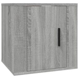 Berkfield Home Wall Mounted TV Cabinets 2 pcs Grey Sonoma 40x34.5x40 cm - thumbnail 5