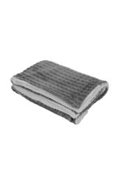 Living and Home Soft Polyester Throw Blanket in Grey - Size: Medium - thumbnail 6