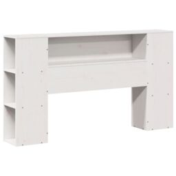 Berkfield Home Bed Frame without Mattress White 140x200 cm Solid Wood Pine - thumbnail 6