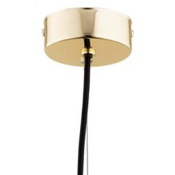 Netlighting Deportivo Dome Pendant Ceiling Light Transparent Brass Steel in Gold - thumbnail 4
