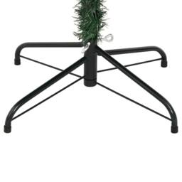 Berkfield Home Beautiful Artificial Hinged Christmas Tree with Flocked Snow 150 cm in Green - thumbnail 6