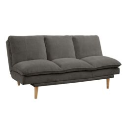 Home Detail Poppy Sofa Bed in Grey - Size: 3 Seater - thumbnail 4