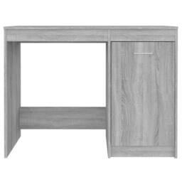 Berkfield Home Elegant Desk Grey Sonoma 100x50x76 cm Engineered Wood - Size: 100 x 50 x 76 cm - thumbnail 4