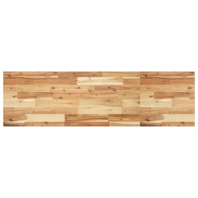 Berkfield Home Bathroom Vanity Top Oil Finished 160x40x2 cm Solid Wood Acacia in Brown - Size: 160 x 40 x 2 cm - image 1