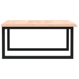 Berkfield Home Basin Shelf Wall Mounted Steel & Solid Wood Oak in Brown - thumbnail 5