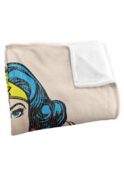 Warner Brothers Dc Wonder Woman Wonder Woman Officially Licensed Silky Touch Super Soft Throw Blanket 152 x 127 cm in White - thumbnail 3