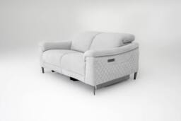META Sofa Orbit 2 Seater Power Recliner in Light Grey - thumbnail 3
