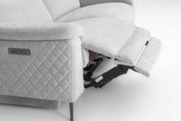 META Sofa Orbit 2 Seater Power Recliner in Light Grey - thumbnail 6