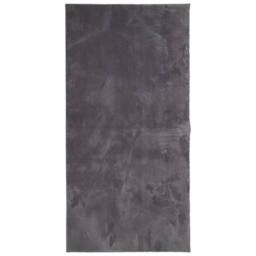 Berkfield Home Rug Short Pile Soft & Washable Anthracite 100x200 cm in Dark Grey - Size: 100 cm diameter - thumbnail 1