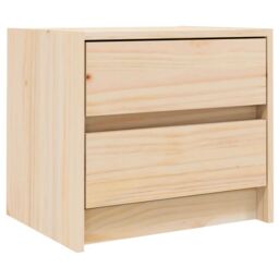 Berkfield Home Bedside Cabinets 2 pcs 40x31x35.5 cm Solid Wood Pine in Brown - thumbnail 5